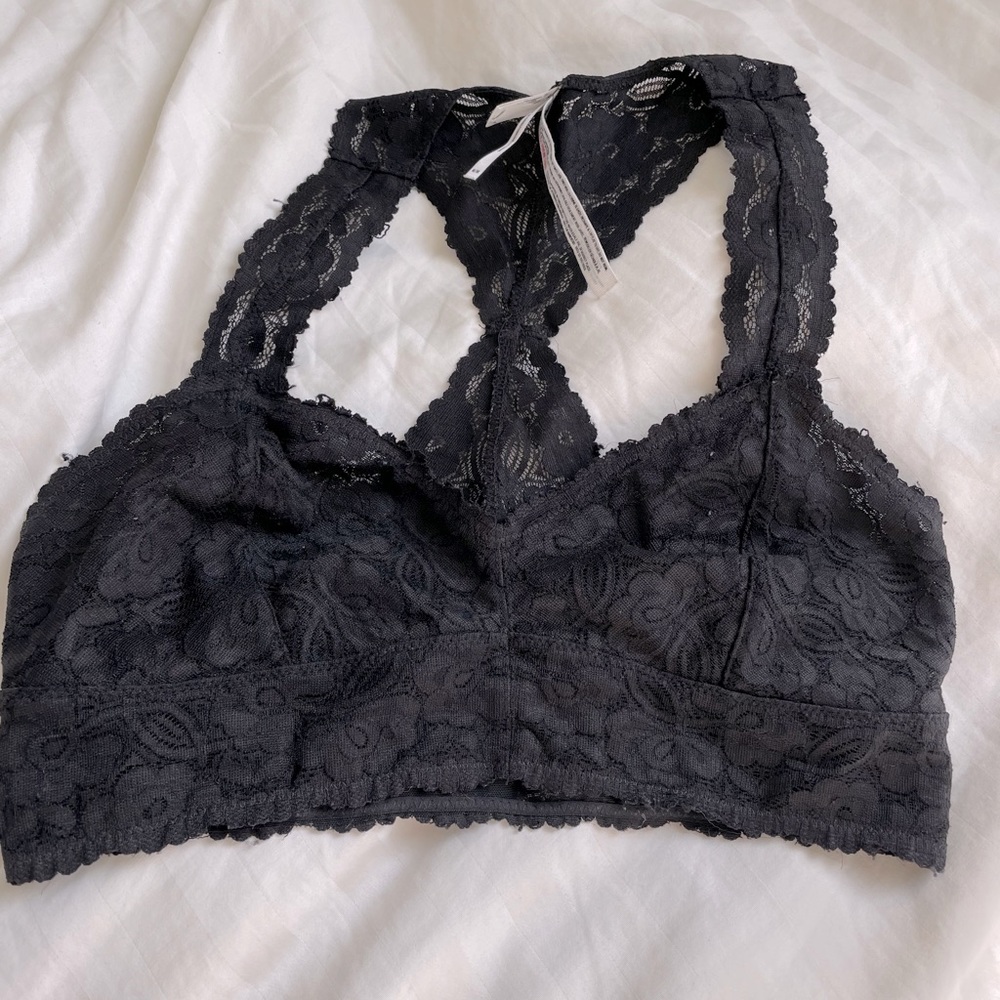 Intimately Free People Racerback black bralette